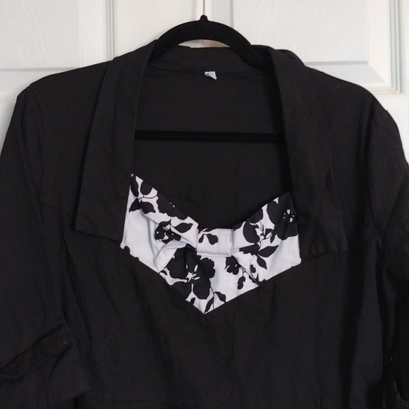 Retro Rockabilly style handmade XL dress floral - Picture 9 of 9